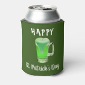グリーンビールグラスHappy St. Patrick's dayパーティー 缶クーラー (缶裏面)