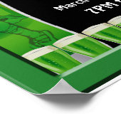 グリーンビールセントパトリックのパーティーポスター ポスター (角)