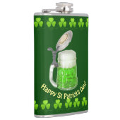 グリーンビールセントパトリックの日 フラスク (右)