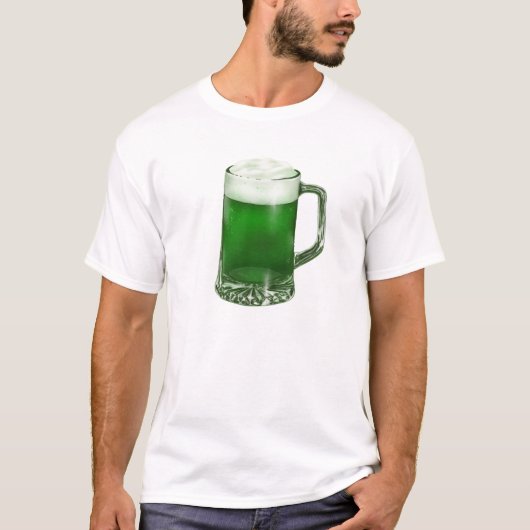 グリーンビールマグTシャツ Tシャツ (正面)