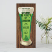 グリーンビールSt patricks dayパーティー 招待状 (スタンド正面)