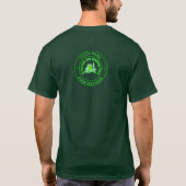 グリーンビールSt patricks day Tシャツ (裏面)