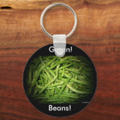 グリーンビーンズが主役 キーホルダー (正面)