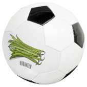 グリーンビーンズの漫画イラストレーション サッカーボール (3/4)