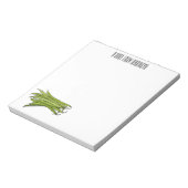 グリーンビーンズの漫画イラストレーション ノートパッド (回転)