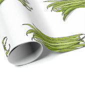 グリーンビーンズの漫画イラストレーション ラッピングペーパー (ロールコーナー)