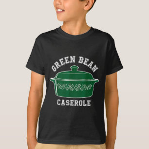 グリーンビーンズカセロール ささげ豆のグラタン 感謝祭 ユーモア ミーム メンズ レディース Tシャツ