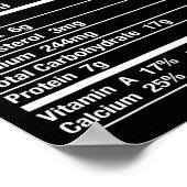 グリーンビーンセロール感謝祭おもしろいクリスマスマット ポスター (角)