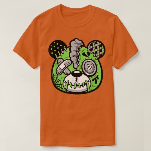 グリーンビーンベアーグラフィック5s一致スニーカー一致T型 Tシャツ (デザイン正面)
