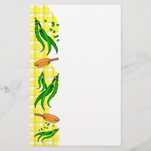 グリーンビーンレトロイエロー格子状フライヤー チラシ (正面)