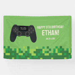 グリーンピクセルゲーマー誕生日バナー 横断幕