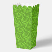 グリーンピクセルパターンレトロ8ビットゲーム風 フェイバーボックス (正面)