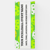 グリーンピックボール誕生日パーティーモダンド 横断幕 (縦)