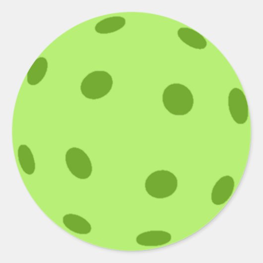 グリーンピックボール ラウンドシール (正面)