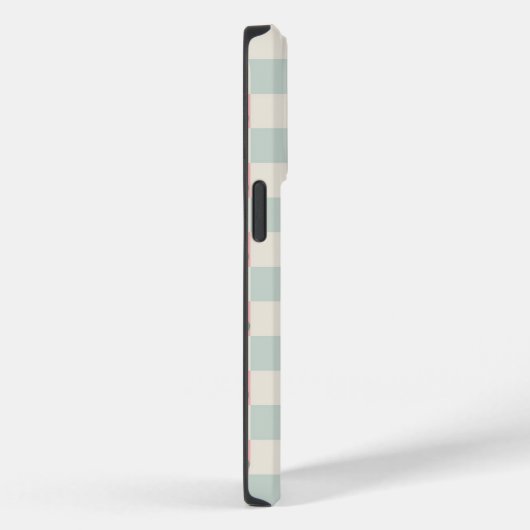 グリーンピンクエステティック市松模様にさくらんぼY2Kパターン Case-Mate iPhoneケース (裏面 / 右)