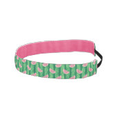 グリーンピンクスイカおもしろい夏パターン アスレチックヘッドバンド (右)