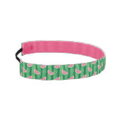 グリーンピンクスイカおもしろい夏パターン アスレチックヘッドバンド (左)