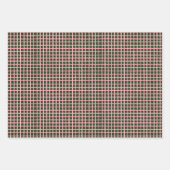 グリーンピンクホリデーラッピング紙シート ラッピングペーパーシート (正面2)