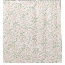 グリーンピンクレトロヴィンテージリーフパターン