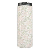 グリーンピンクレトロヴィンテージリーフパターン タンブラー (裏面)