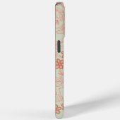 グリーンピンクレトロY2K 70s花柄 Case-Mate iPhoneケース (裏面 / 右)