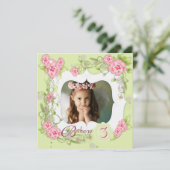 グリーンピンクローズガールズ3rd誕生日パーティー 招待状 (スタンド正面)