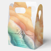 グリーンピンク海ビーチブルーウォーターカラーサマーサン フェイバーボックス (オープン)