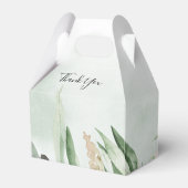 グリーンピンク赤面フローラホワ結婚イト フェイバーボックス (裏面サイド)