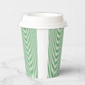 グリーンピンストライプ 紙コップ (右)