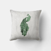 グリーンピーエレガントコック装飾用クッション クッション (裏面)