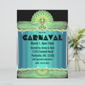 グリーンピーコックレディーカーニバル招待状 招待状 (スタンド正面)