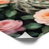 グリーンピーコックno 1光沢ポスター ポスター (コーナー)