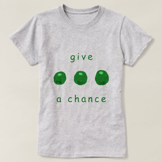グリーンピースにチャンスを #2 Tシャツ (デザイン正面)