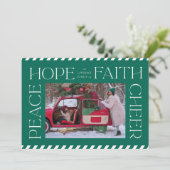 グリーンピースホープ信仰応援クリスマスフォト シーズンカード (スタンド正面)