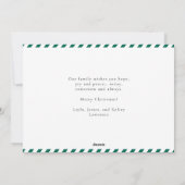 グリーンピースホープ信仰応援クリスマスフォト シーズンカード (裏面)