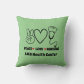 グリーンピース愛の看護の感謝 クッション (裏面)