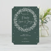 グリーンピース愛+ジョイきらめくライトクリスマス シーズンカード (スタンド正面)