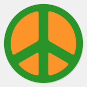 グリーンピース標識 ラウンドシール (正面)