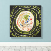 グリーンピース1キャンバス包まれたプリント キャンバスプリント (インサイチュ (ウッドフロア))