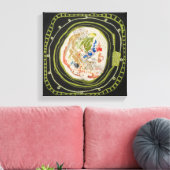 グリーンピース1キャンバス包まれたプリント キャンバスプリント (インサイチュ (リビング))