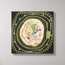 グリーンピース1キャンバス包まれたプリント キャンバスプリント