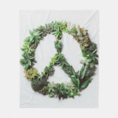 グリーンピース フリースブランケット (正面)