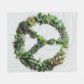 グリーンピース フリースブランケット (正面(横))