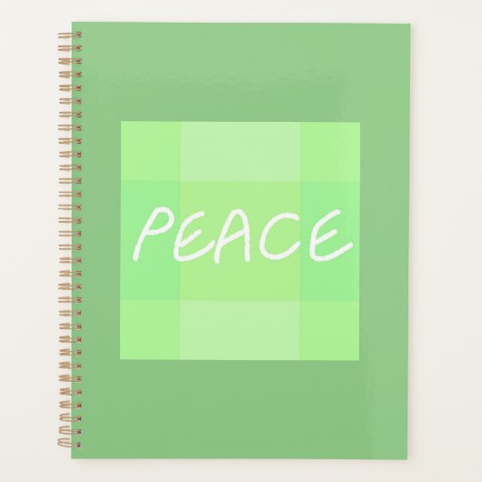グリーンピース プランナー手帳 (正面)