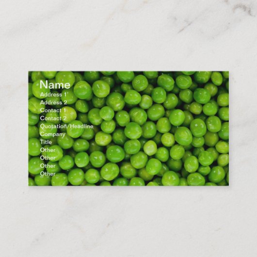 グリーンピース 名刺 (正面)