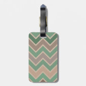 グリーンピーチシェブロンモノグラム ラゲッジタグ (裏面縦)