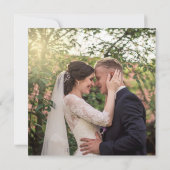 グリーンピーチピンクフローラフォトスクリプト 招待状 (裏面)