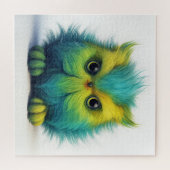 グリーンファジーフクロウファンタジーパズル ジグソーパズル (横)