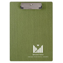 グリーンファブリックテクスチャーエレガントモノグラムロゴカスタム