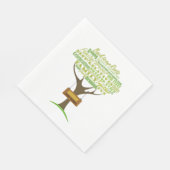 グリーンファミリー懇親会ペーパーナプキン スタンダードランチョンナプキン (角)